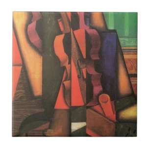 Violino e Guitarra de Juan Gris, Arte Cubista Vint