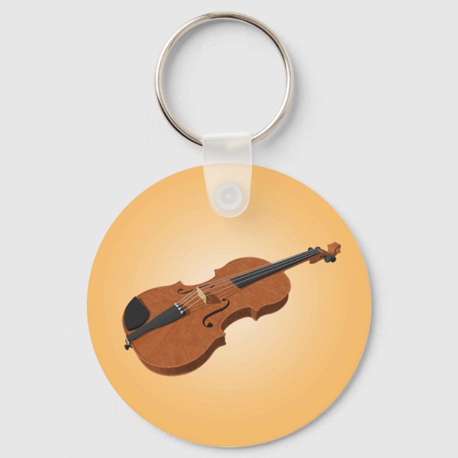 Violino: Modelo 3D: Chaveiro (Frente)