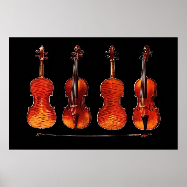 violinos de stradivarius e poster de arco DE 8,99 (Frente)