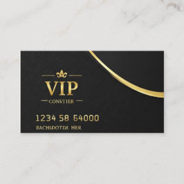 Vip Preto Personalizado do cartão de visita