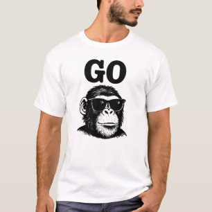 Vire Macaco Camiseta Engraçada de Gorila Amante de