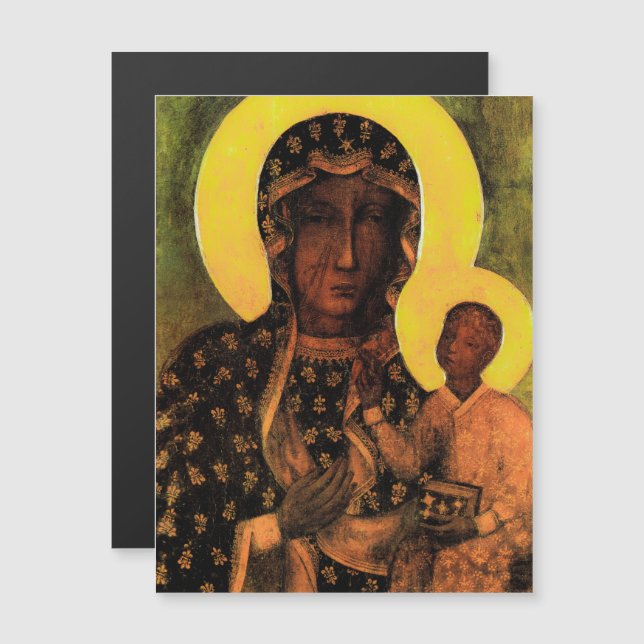 Virgem Abençoada Maria (Frente/Verso)