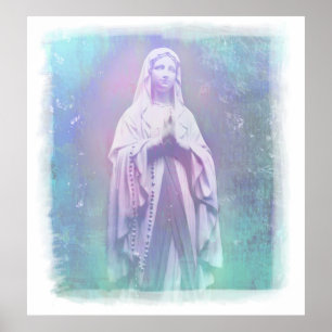 Virgem Abençoada Maria Poster