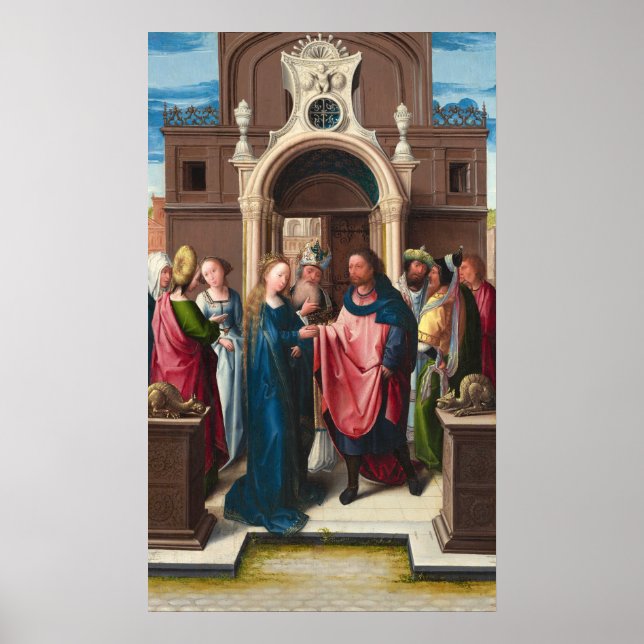 Virgem - Bernard van Orley Fine Art Poster (Frente)