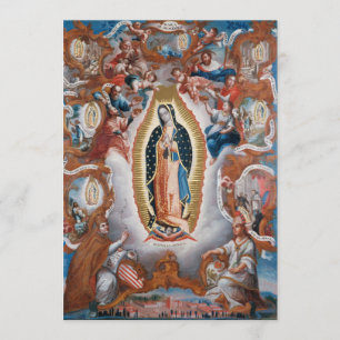 "Virgem de Guadalupe" convites personalizados de a