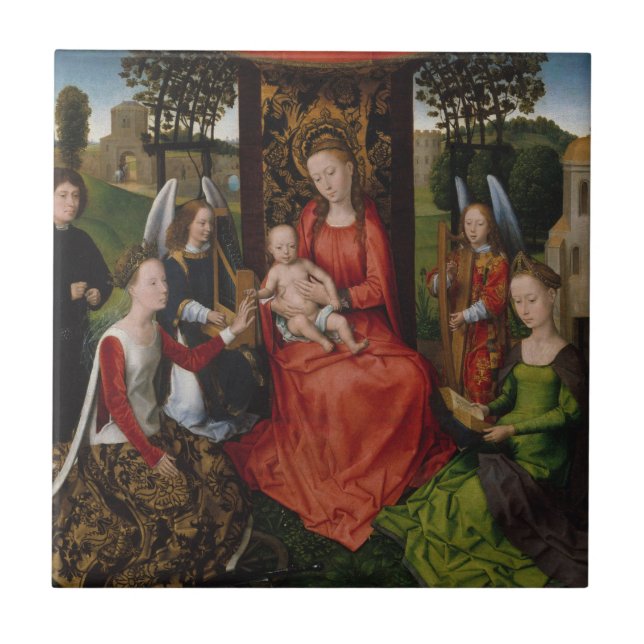 Virgem e Criança com Santos Catherine de Alexandri (Frente)