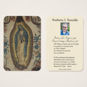 Virgem Espanhola Mary Guadalupe Funeral Católica