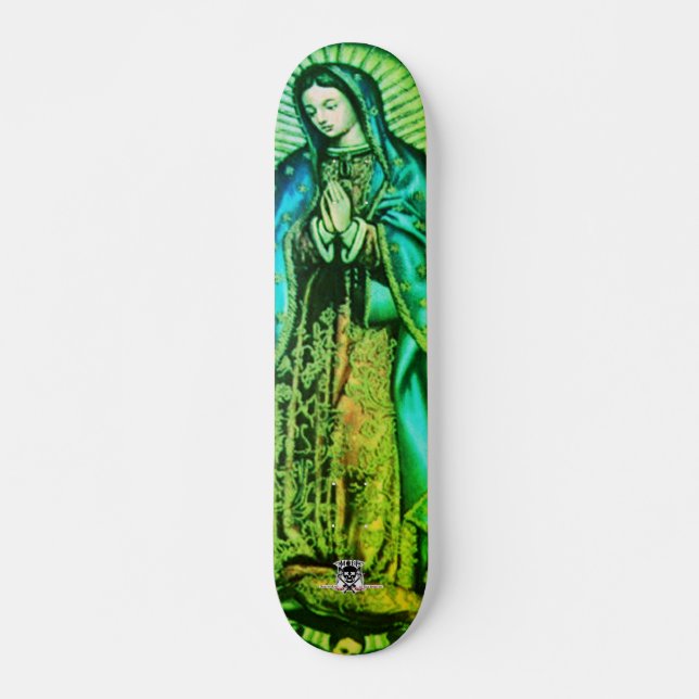 Virgem Greenleaf Mary Skateboard Deck (Frente)