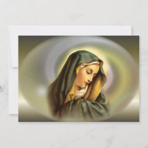 Virgem Maria abençoada na glória de Magnificant