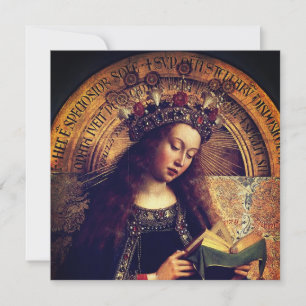 Virgem Maria - Gent Altarpart de Jan van Eyck