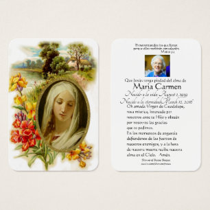 Virgem Maria Guadalupe Funeral Espanhola Santa Ora