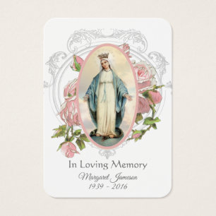 Virgem Maria Memorial do Funeral Católico - Cart
