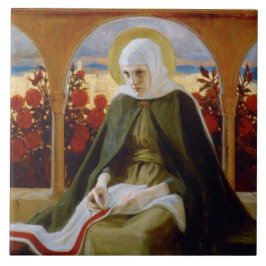 Virgem Maria no Jardim Rosa (Albert Edelsense)