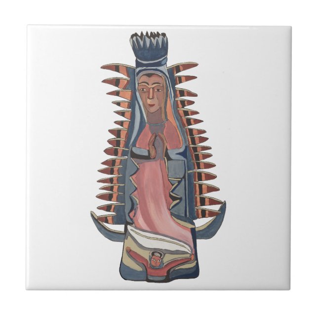 Virgem Maria Nossa Senhora de Guadalupe pintura (Frente)