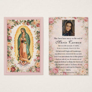Virgem Religiosa Maria Guadalupe Funeral Católico