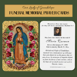 Virgem Religiosa Mary Guadalupe Funeral Católica
