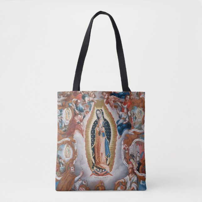 "Virgin as bolsas da arte de Guadalupe" (Frente)