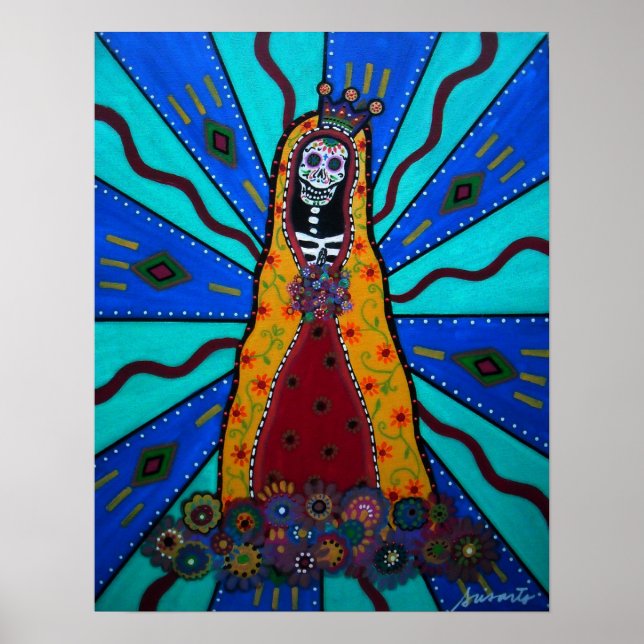 VIRGIN GUADALUPE DAY OF THE MEAD POSTER (Frente)