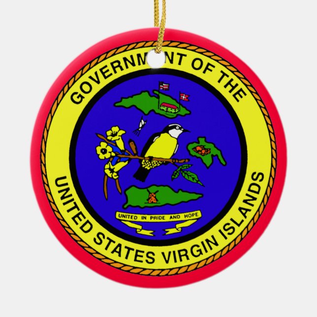 Virgin Islands * enfeites de natal (Frente)