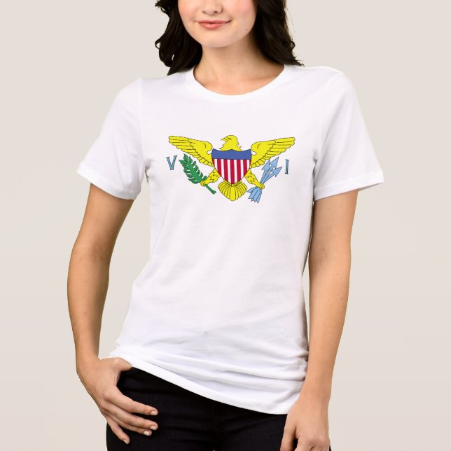 Virgin Islands Flag T-Shirt (Frente)