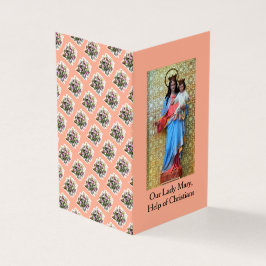 Virgin Mary, Help of Christians, Prayer Card