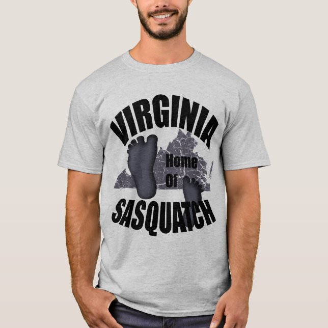 Virginia Home da camiseta Sasquatch (Frente)