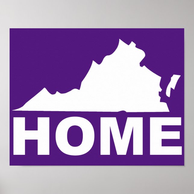 Virginia Home Longe Do Sinal Poster Do Estado (Frente)