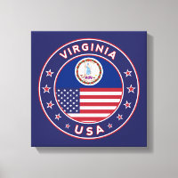 Virginia, Virginia poster, Virginia canvas