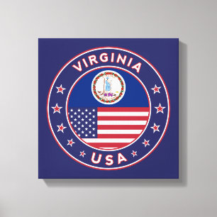 Virginia, Virginia poster, Virginia canvas