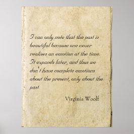 Virginia Woolf quote poster