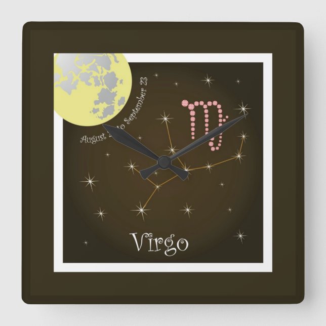 Virgo agosto 23 to setembros 23 relógio (Frente)