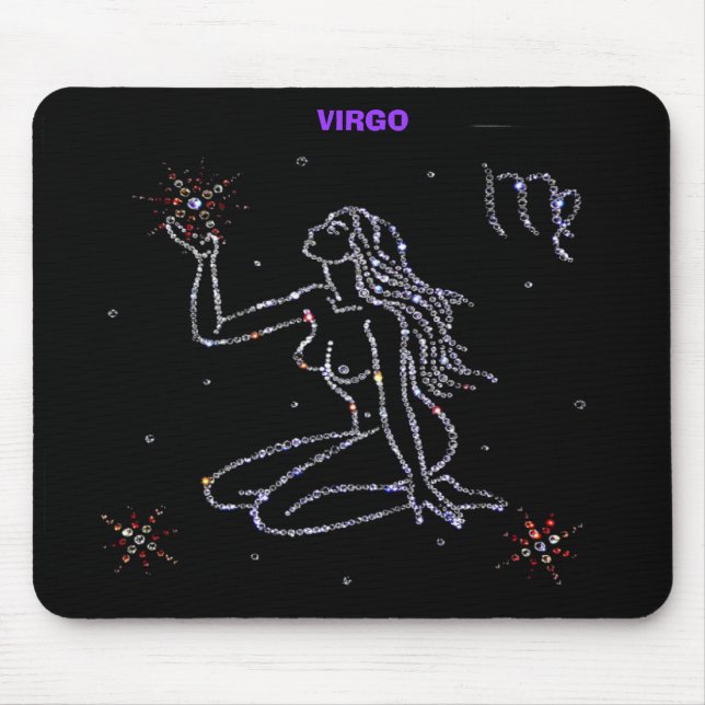 Virgo Astrology Mousepad (Frente)