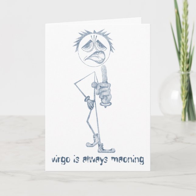 Virgo [ - BitchScope - ] Cartão de Aniversário (Frente)