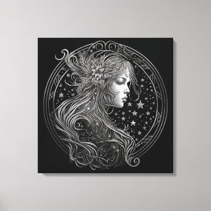Virgo Canvas Art