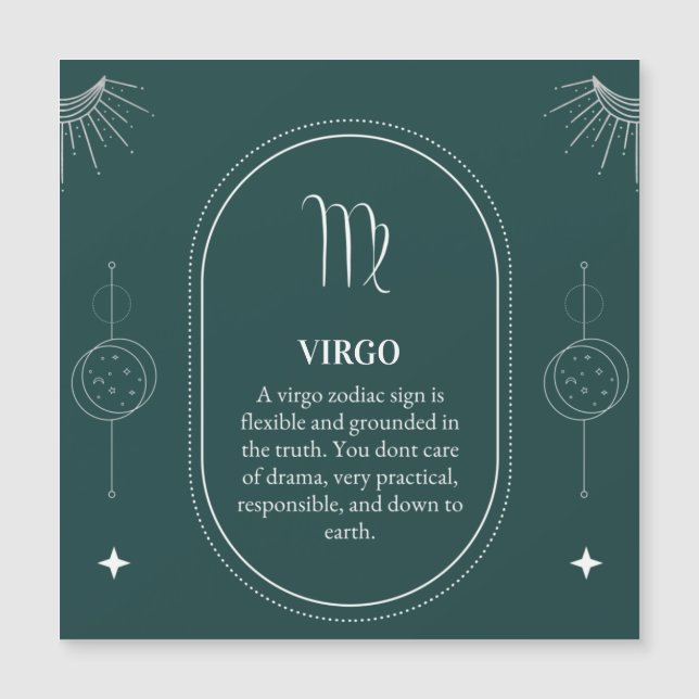 Virgo customize name 12 signs of the Zodiac  (Frente)