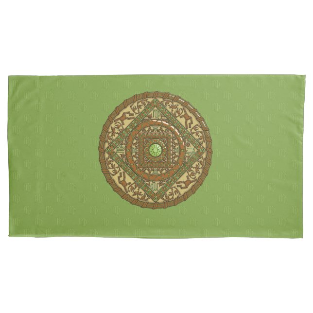 Virgo Mandala Pillowcase (Frente)