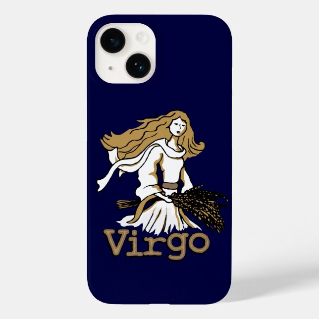 Virgo O ouro azul Maiden zodiac (Verso)