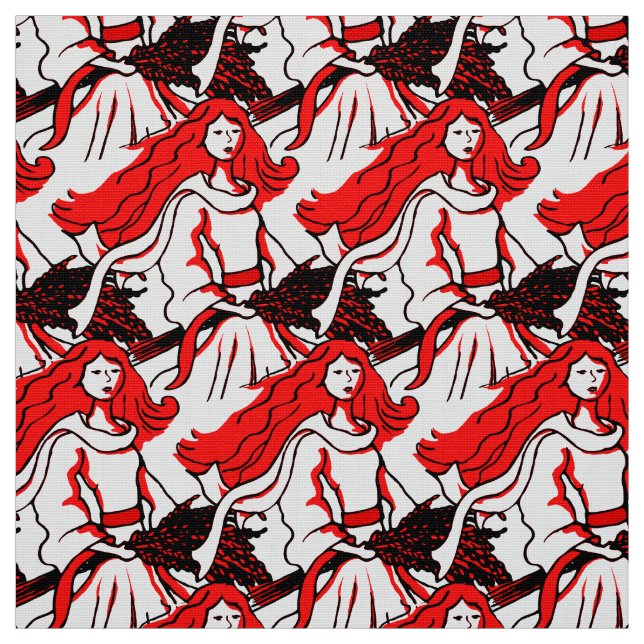 Virgo o tecido do padrão de arte Maiden zodiac (Modelo)