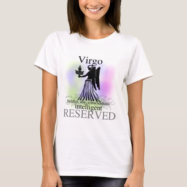 Virgo sobre você camiseta (Frente)