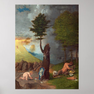 Virtude e vice - Lorenzo Lotto Fine Art Poster