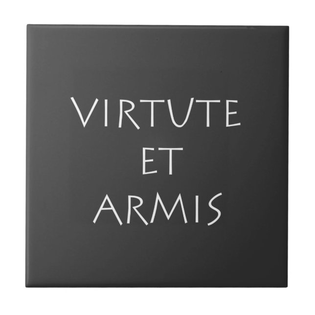 Virtude et armis (Frente)