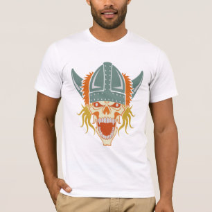 VISÃO da camisa personalizada do crânio - escolha