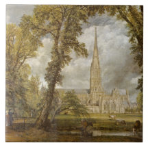 Visão da Catedral de Salisbury (por John Constable