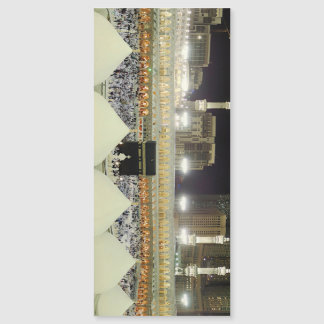 Visão de Telhado de Hajj Pilgrims na Kaaba, Meca