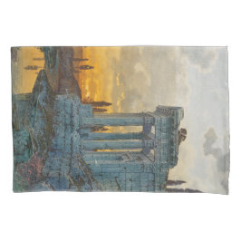 Visão do Sul da Itália com as antigas ruínas roman