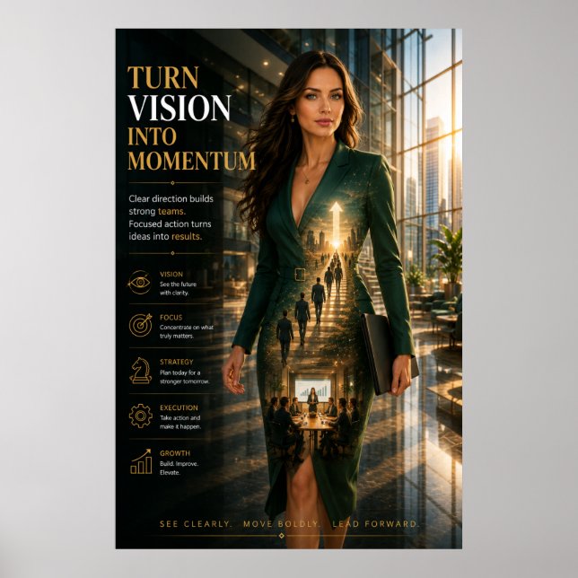 Visão em Momentum – Poster Executivo (Frente)