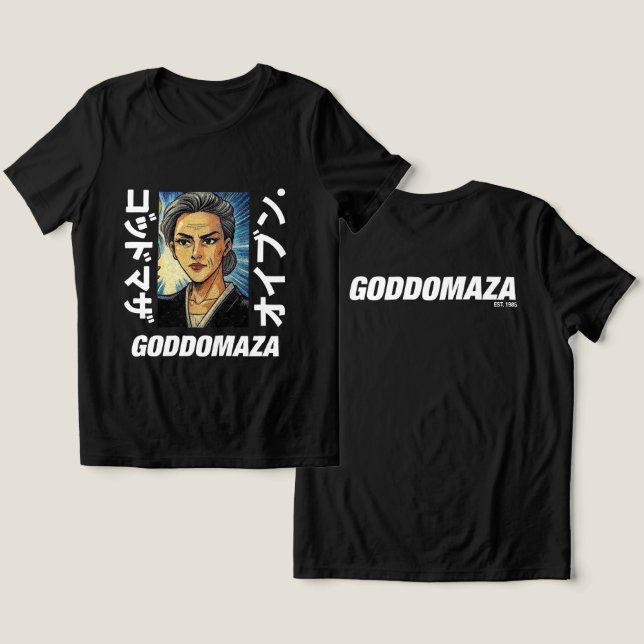 VISÃO FRONTAL PRETA DO MOMOKO (PRETO) (Design Frente e Verso)