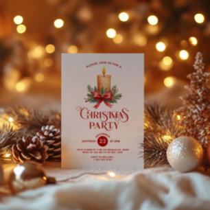 Visão geral com o convite da Festa de Natal do Arc