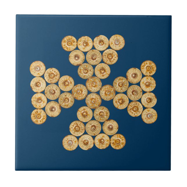 Visão superior dos cartuchos de caça (Frente)