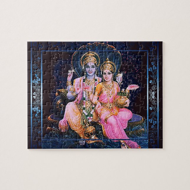 Vishnu & Lakshmi - quebra-cabeça (Horizontal)